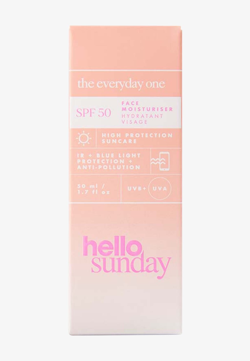 

Дневной крем The Everyday One Face Moisturizer Spf 50 Hello Sunday
