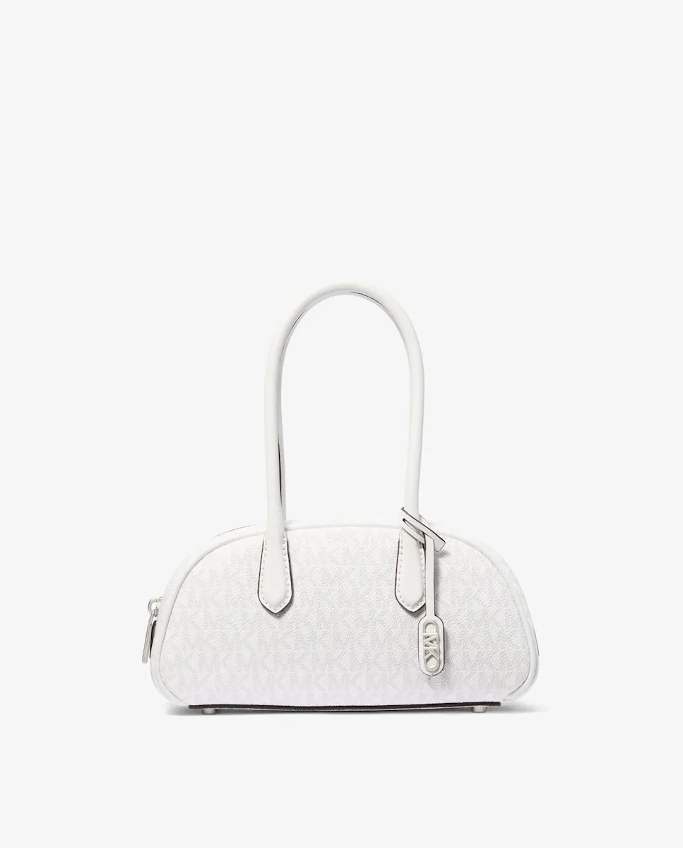 

Сумочка с принтом логотипа Lulu Michael Michael Kors, светло-серый