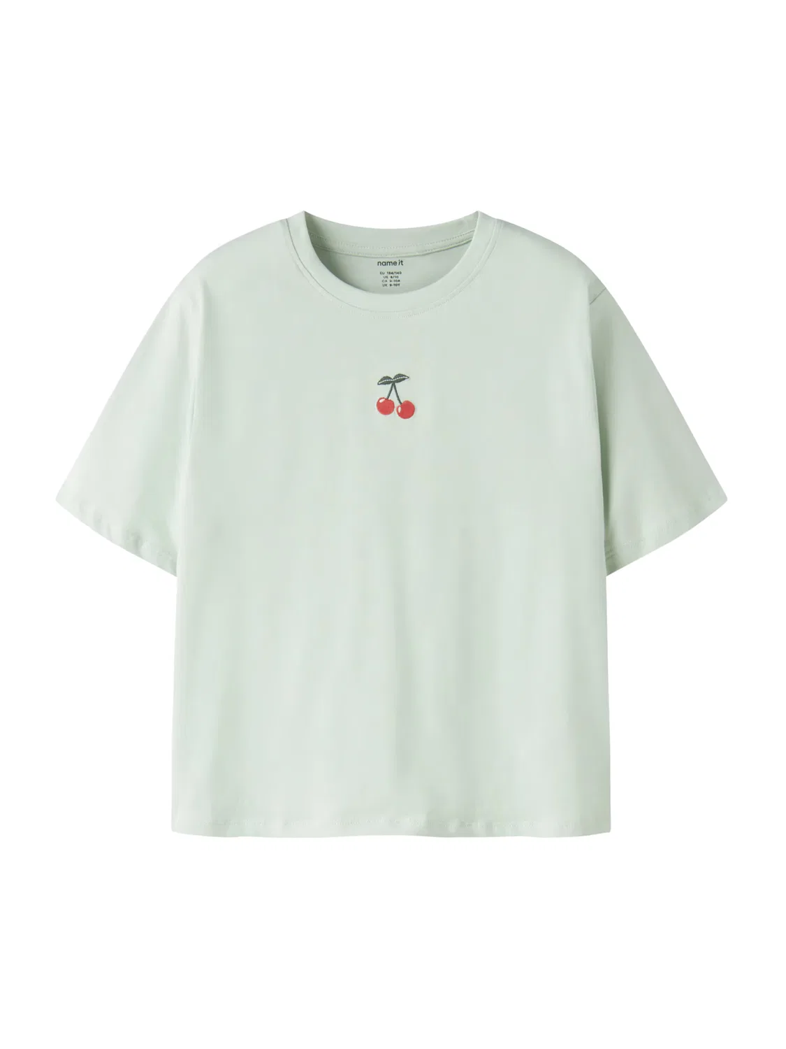 Футболка 'NKFVictoria' Name It, Mint/Dark Green