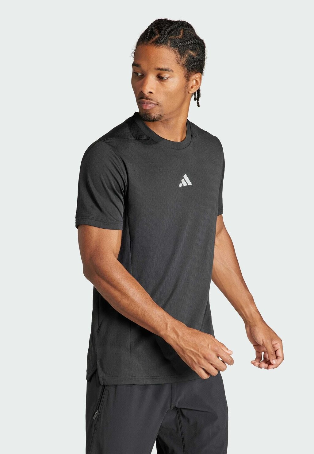 

базовая футболка Designed For Training Hiit Workout Heat Rdy Adidas, черный