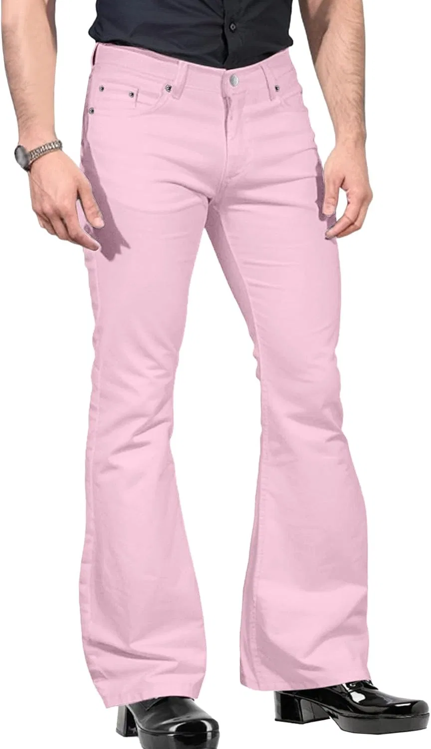 Джинсы расклешенные Pink