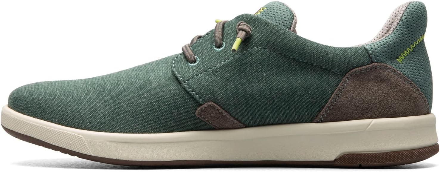 Мужские кроссовки Florsheim с застежкой на шнуровке и скользящей подошвой, зеленый — фото 4
