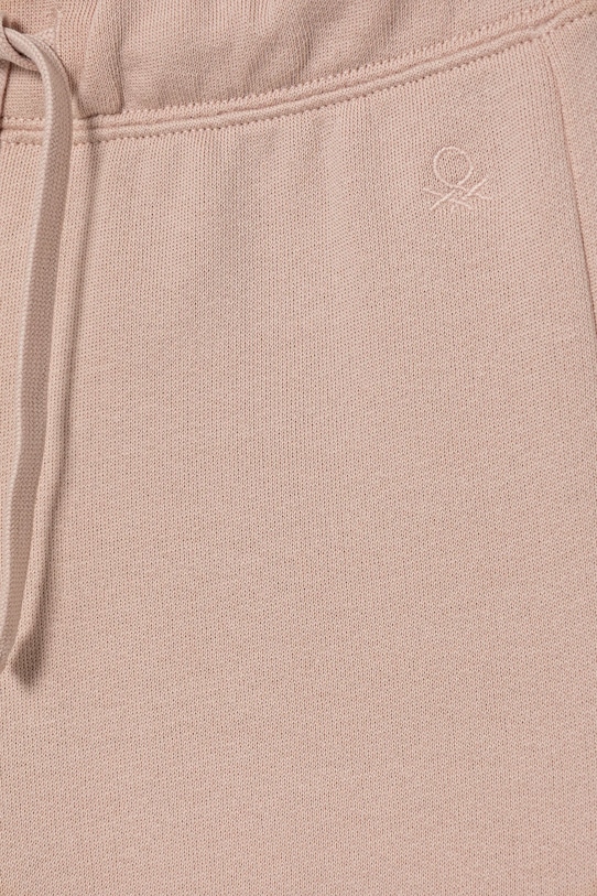 Детские хлопковые спортивные штаны United Colors Of Benetton, розовый — фото 3