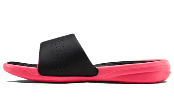 Тапочки playmaker fixed strap slide 'black pink' Under Armour, черный — фото 2