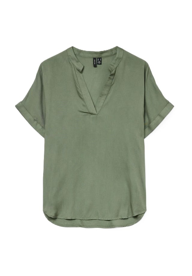 

Блузка-Рубашка с разрезом по горловине Vero Moda, цвет 224196 laurel wre