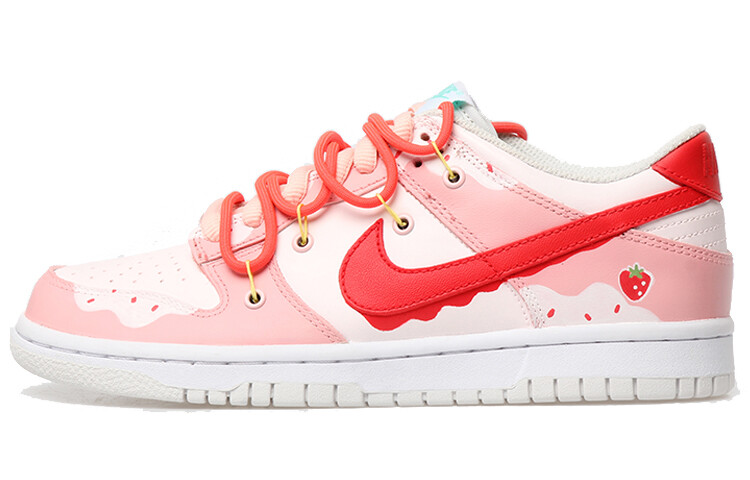 

Кроссовки Nike Dunk Low, розовый/красный