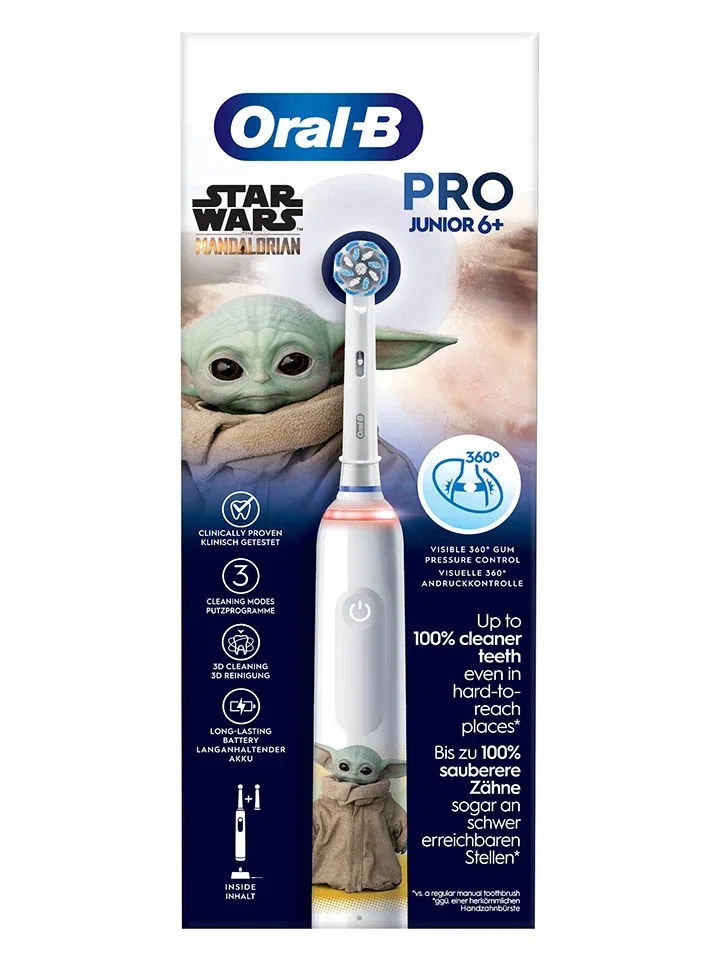 Электрическая зубная щетка Junior Pro Star Wars Oral-B белый — фото 2