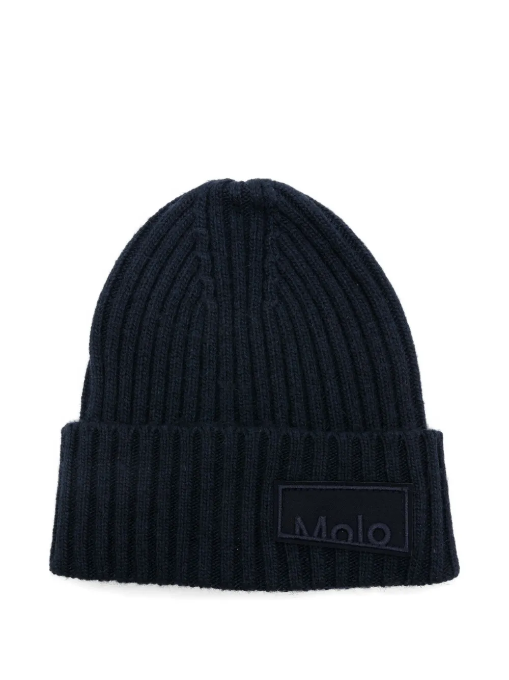 

Вязаная шапка с логотипом Molo, синий