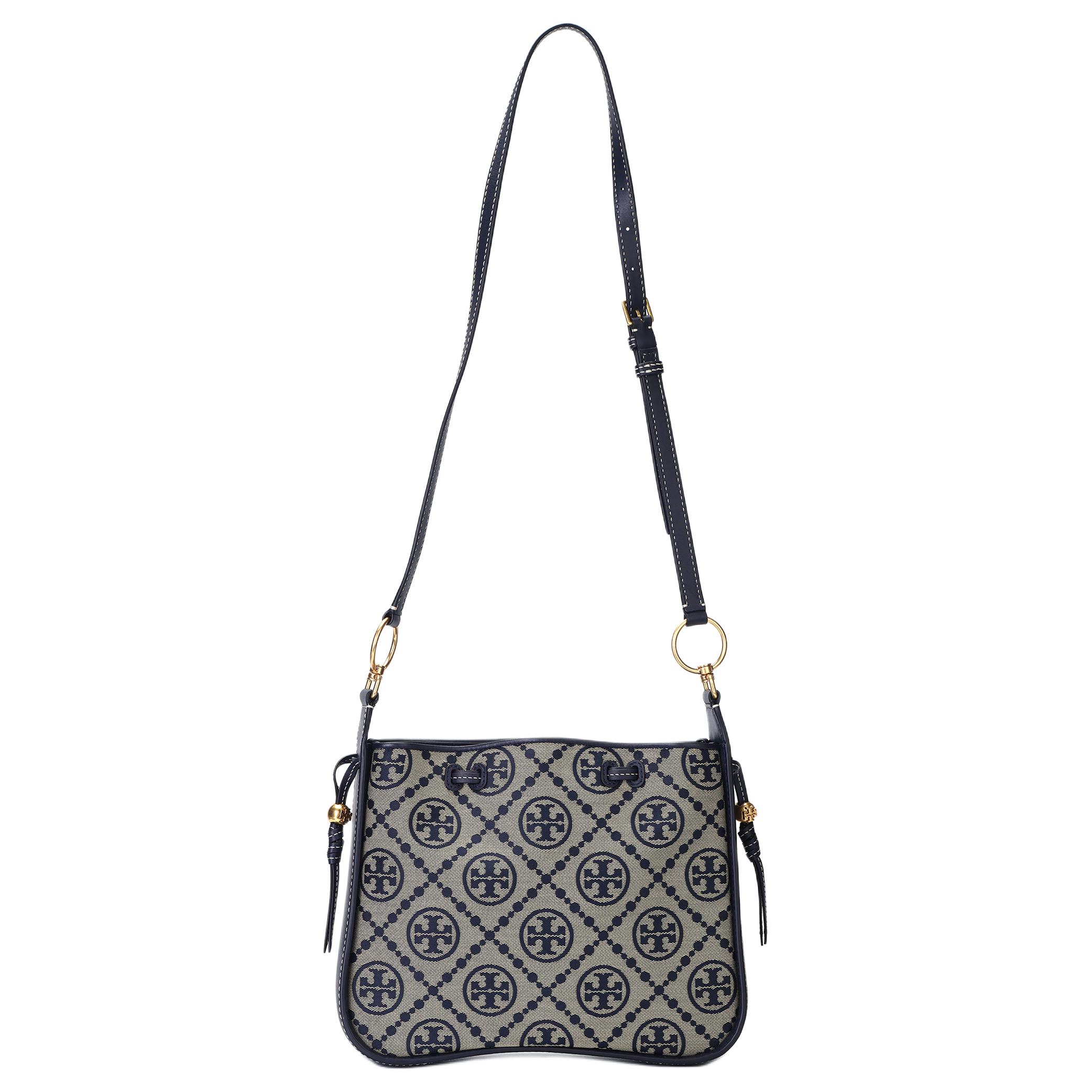 

TORY BURCH Кожаная с тканью сумка через плечо