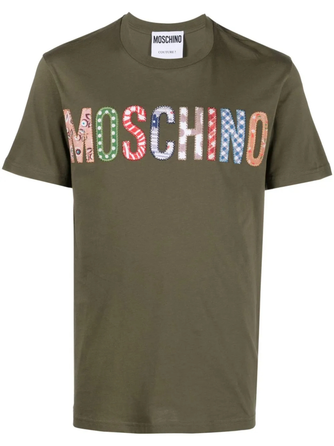 

Moschino футболка с логотипом, зеленый