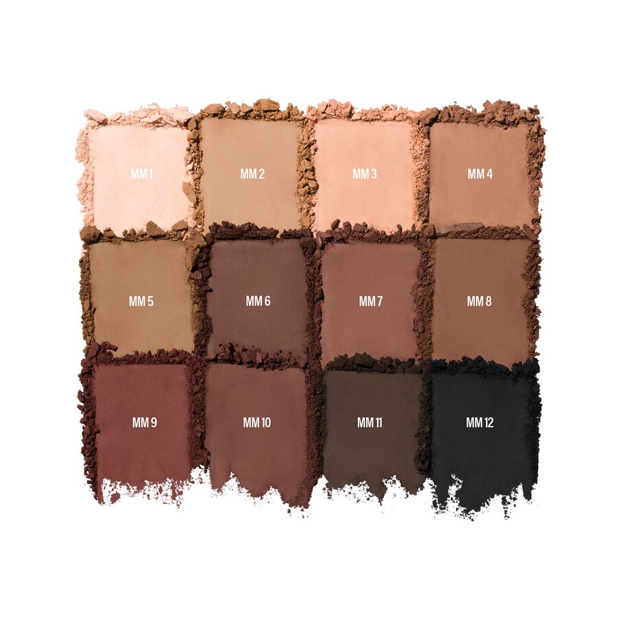 Палитра матовых теней Master Mattes: Оригинальная MAKEUP BY MARIO, 12 x 0.03 oz/1 g — фото 3