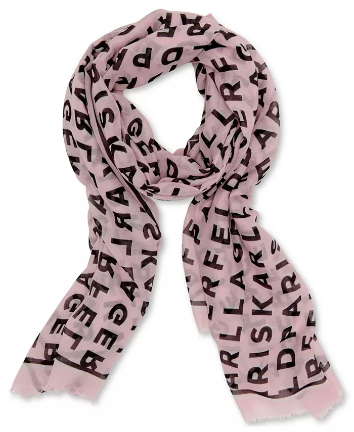 

Шарф Oversized Wrap KARL LAGERFELD PARIS, розовый