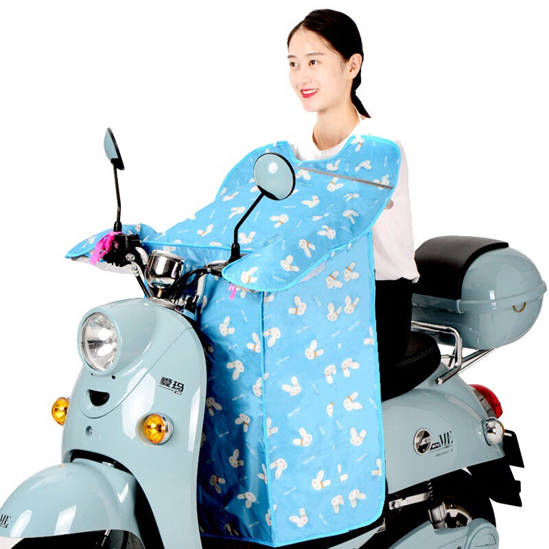 

Adandyish весенне-летняя защита от воздействия, защита от дождя и солнца, ветровое стекло электромобиля, стеганое одеяло, перчатки, солнцезащитный козырек, автомобильный ветрозащитный и освежающий синий узор, случайный