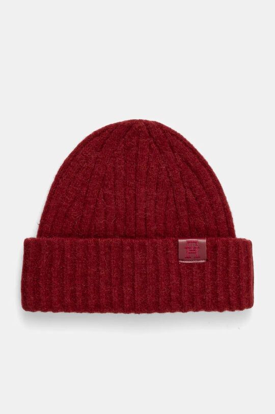 

Шапка из смесовой шерсти Tommy Hilfiger, красный