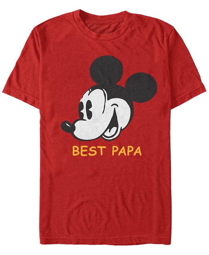 

Мужская футболка Best Papa с коротким рукавом Fifth Sun, красный