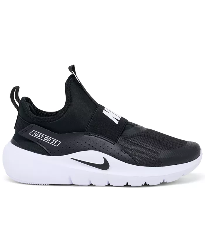 Детские беговые кроссовки Flex Runner 4 Slip-On от Finish Line Nike, черный — фото 2