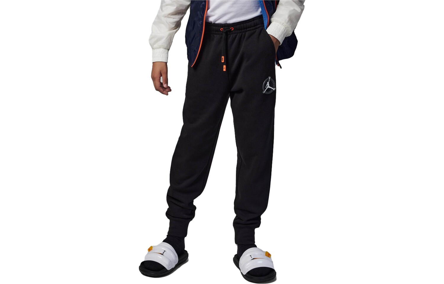 

Детские трикотажные спортивные штаны Jordan, цвет Black