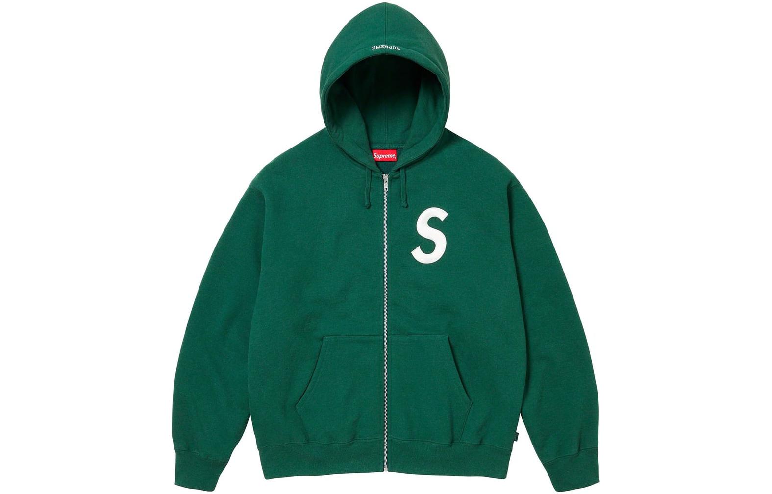 Толстовка с капюшоном на молнии с логотипом S Supreme, marine синий/navy — фото 2