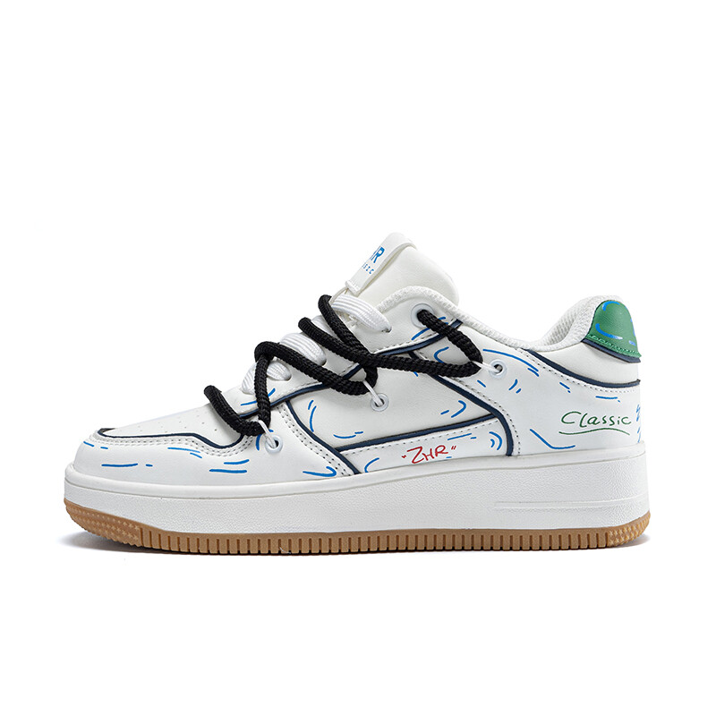 

Кроссовки ZHR Skateboarding Shoes Unisex Low-top, черный