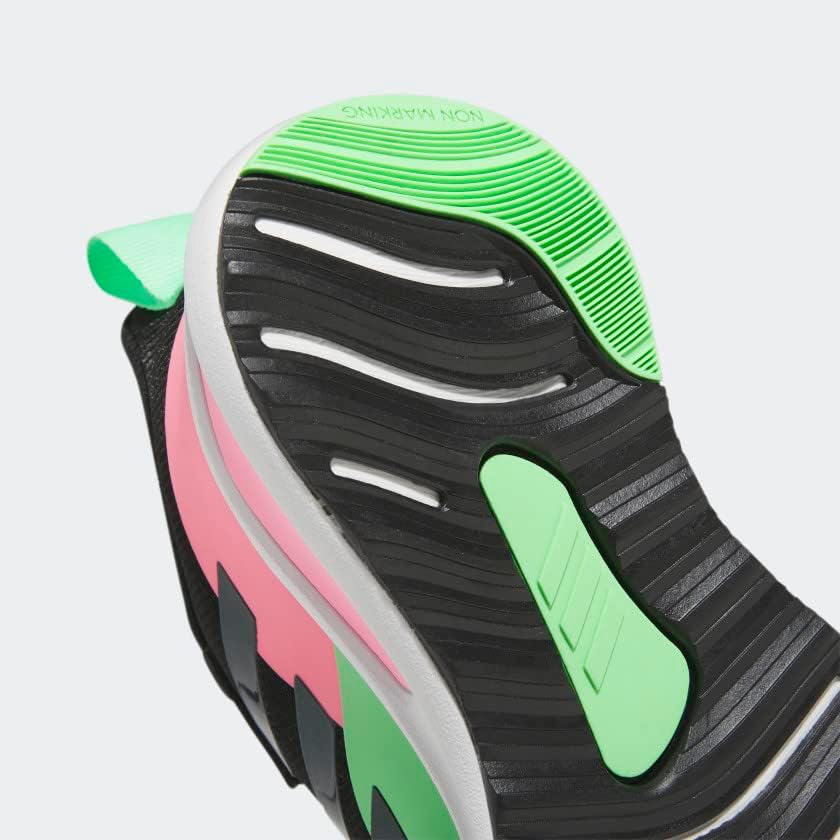 Кроссовки для детей adidas FortaRun с амортизацией Cloudfoam, черный/розовый — фото 2