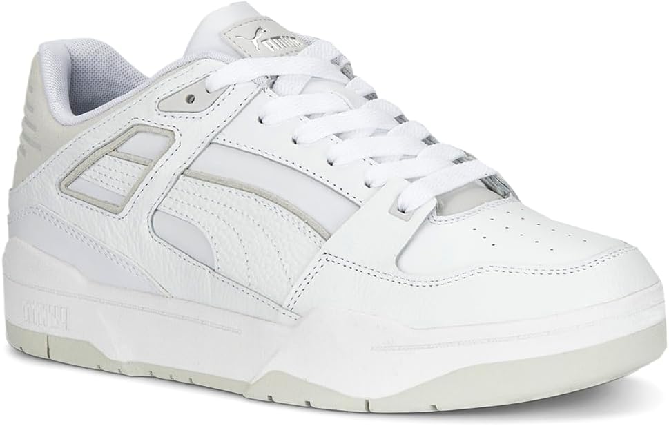 Мужские кроссовки PUMA Slipstream на шнуровке повседневные - белые — фото 2