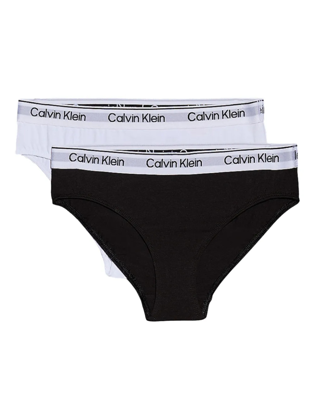 

Детские хлопковые трусы Calvin Klein (упаковка из двух штук) Calvin Klein Kids, черный