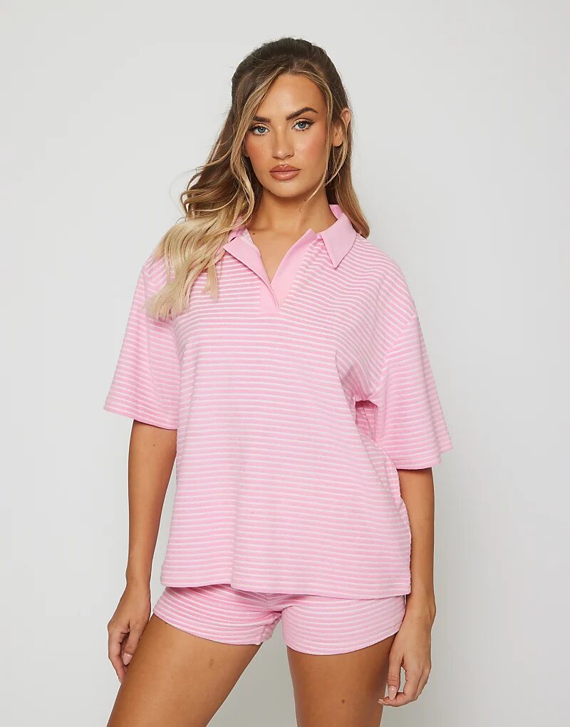 

Футболка для регби South Beach розового цвета