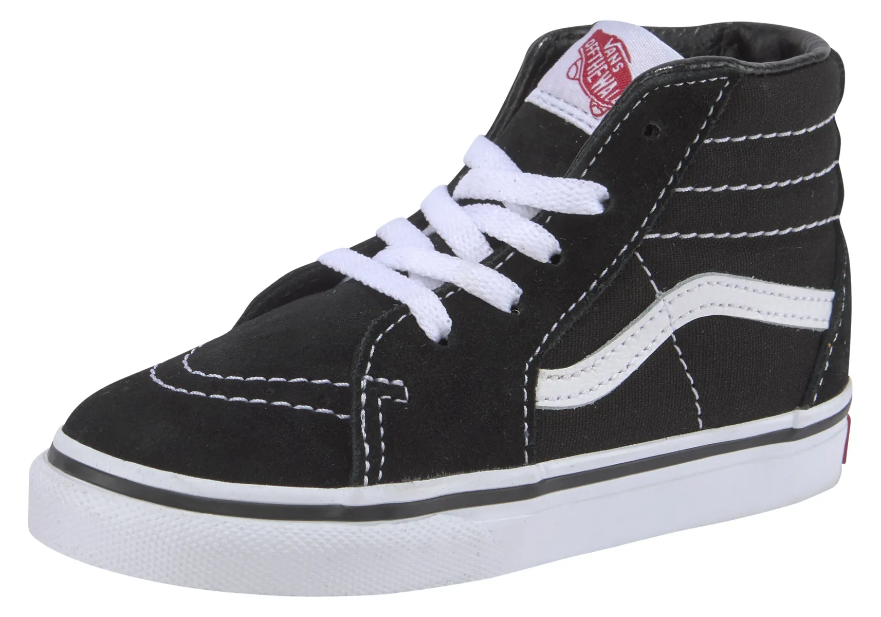 

Кроссовки Vans "TD SK8-Hi" с контрастным логотипом на пятке, черный