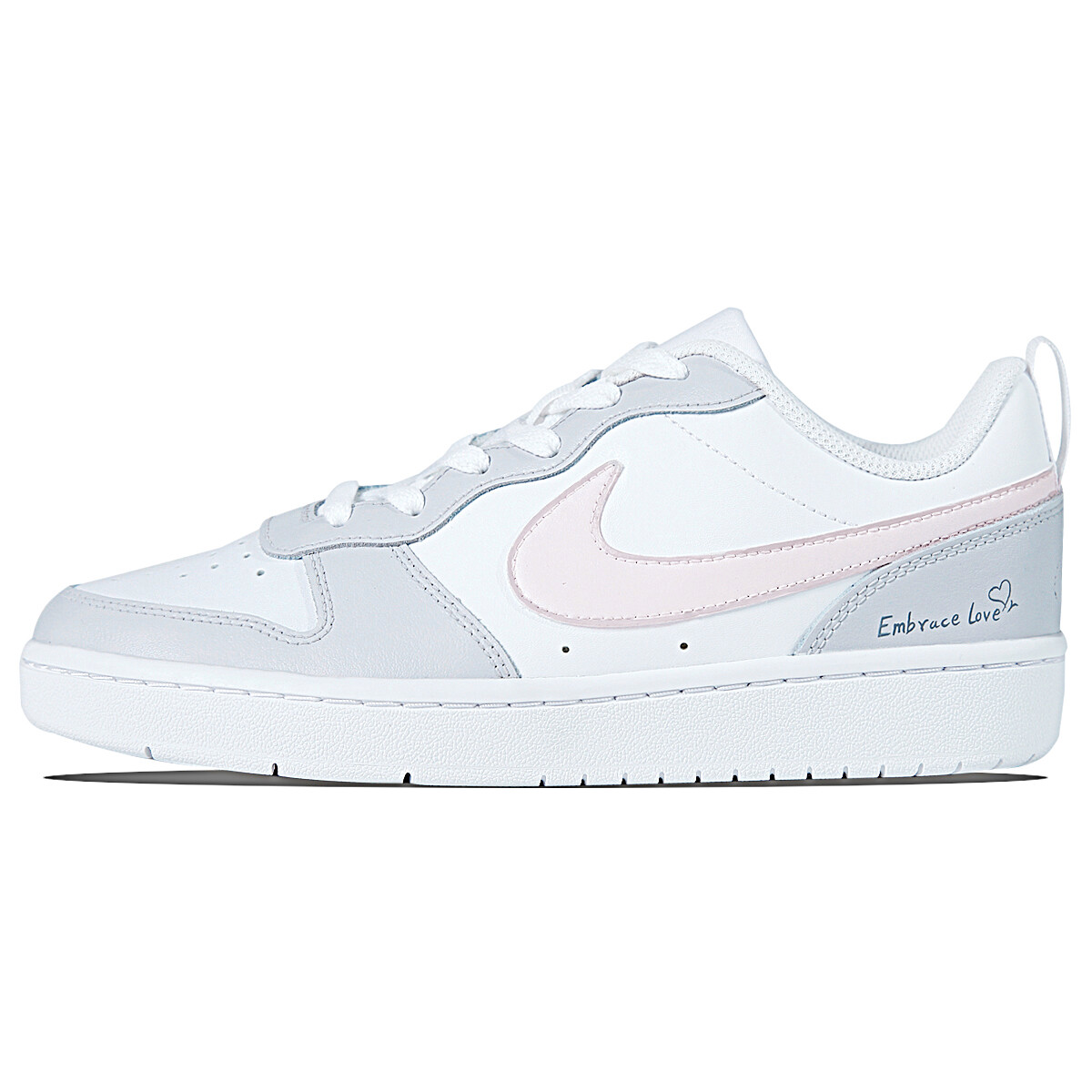 

Кроссовки Nike Court Borough Skateboard Shoes Women's Low-Top White Purple, Фиолетовый, Кроссовки Nike Court Borough Skateboard Shoes Women's Low-Top White Purple
