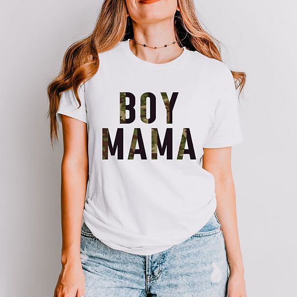 

Футболка Boy mama camo с коротким рукавом Simply Sage Market, White, Белый, Футболка Boy mama camo с коротким рукавом Simply Sage Market, White