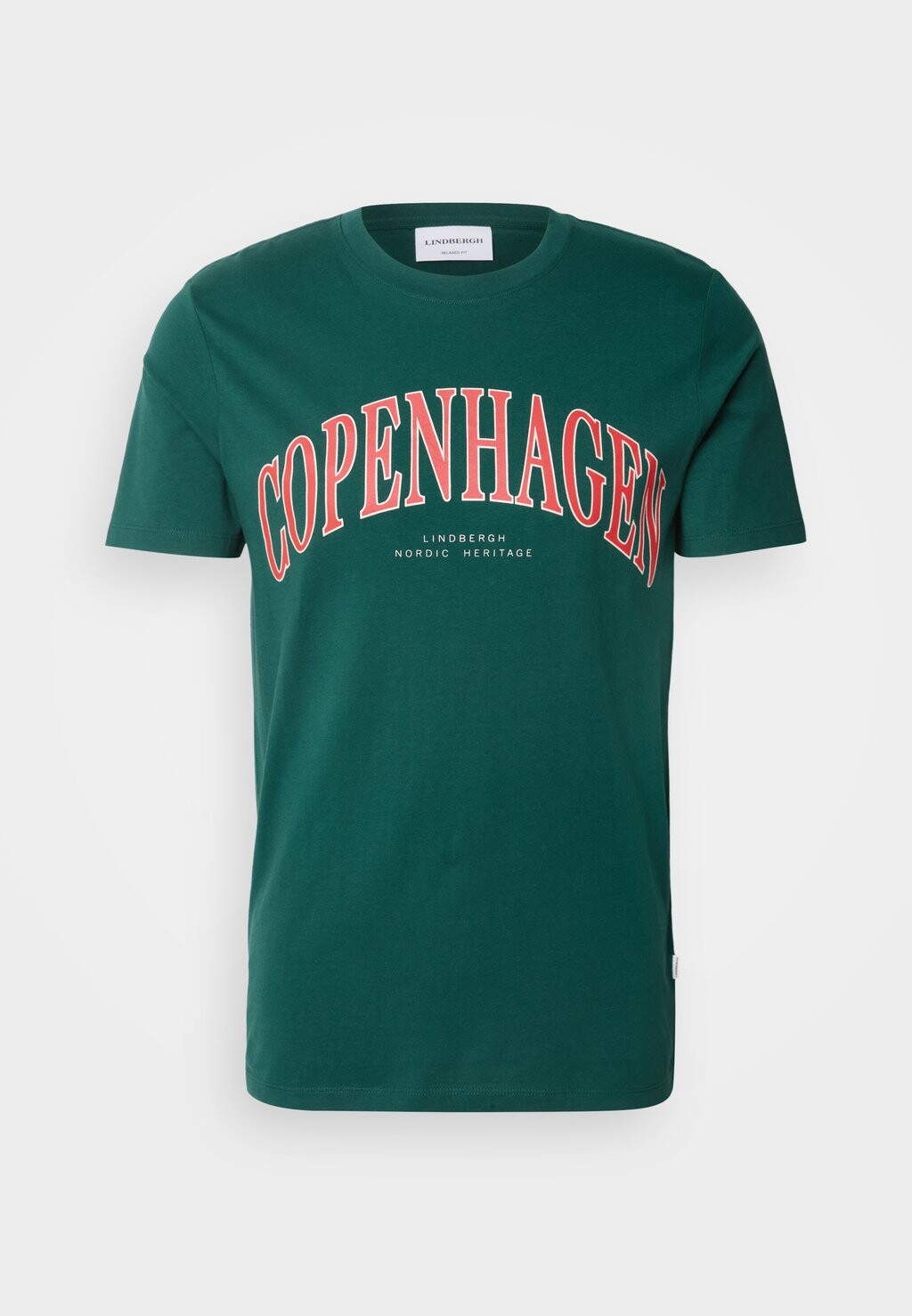 

Футболка с принтом COPENHAGEN HERITAGE TEE Lindbergh, темно-зеленый