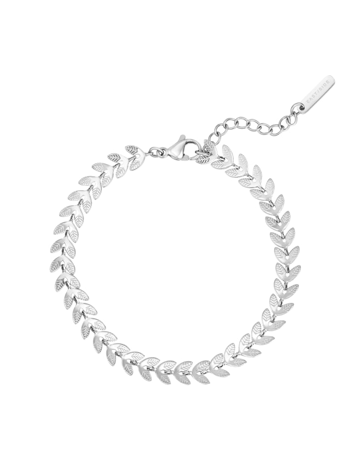 

Eastside NY Браслет в виде листа из нержавеющей стали, серебристый
