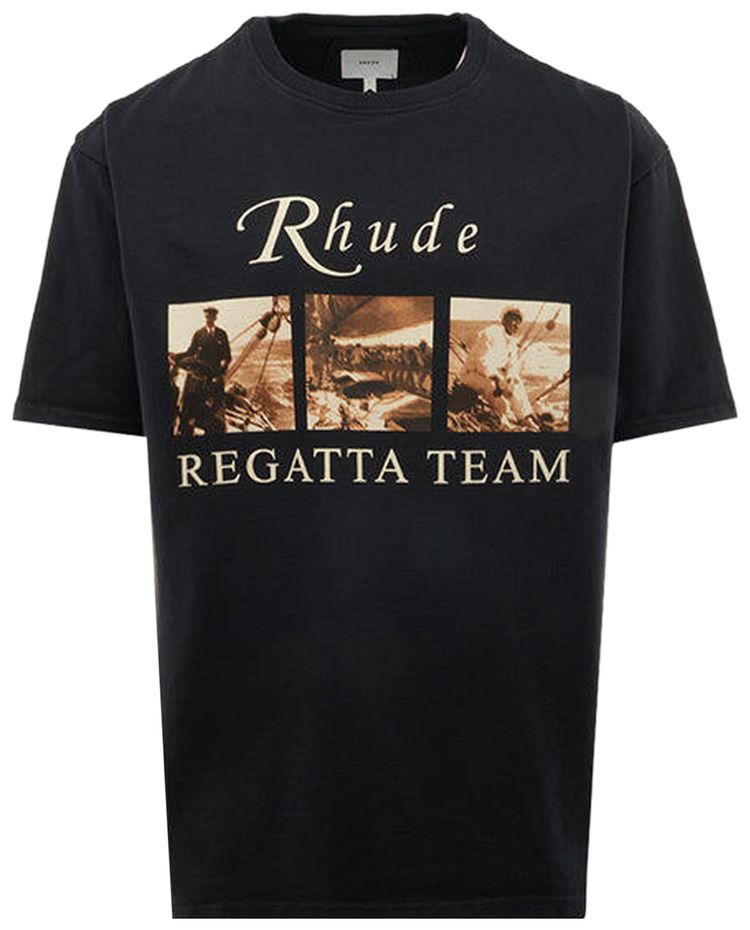 

Футболка с длинными рукавами Rhude USVI Regatta Tour, черная