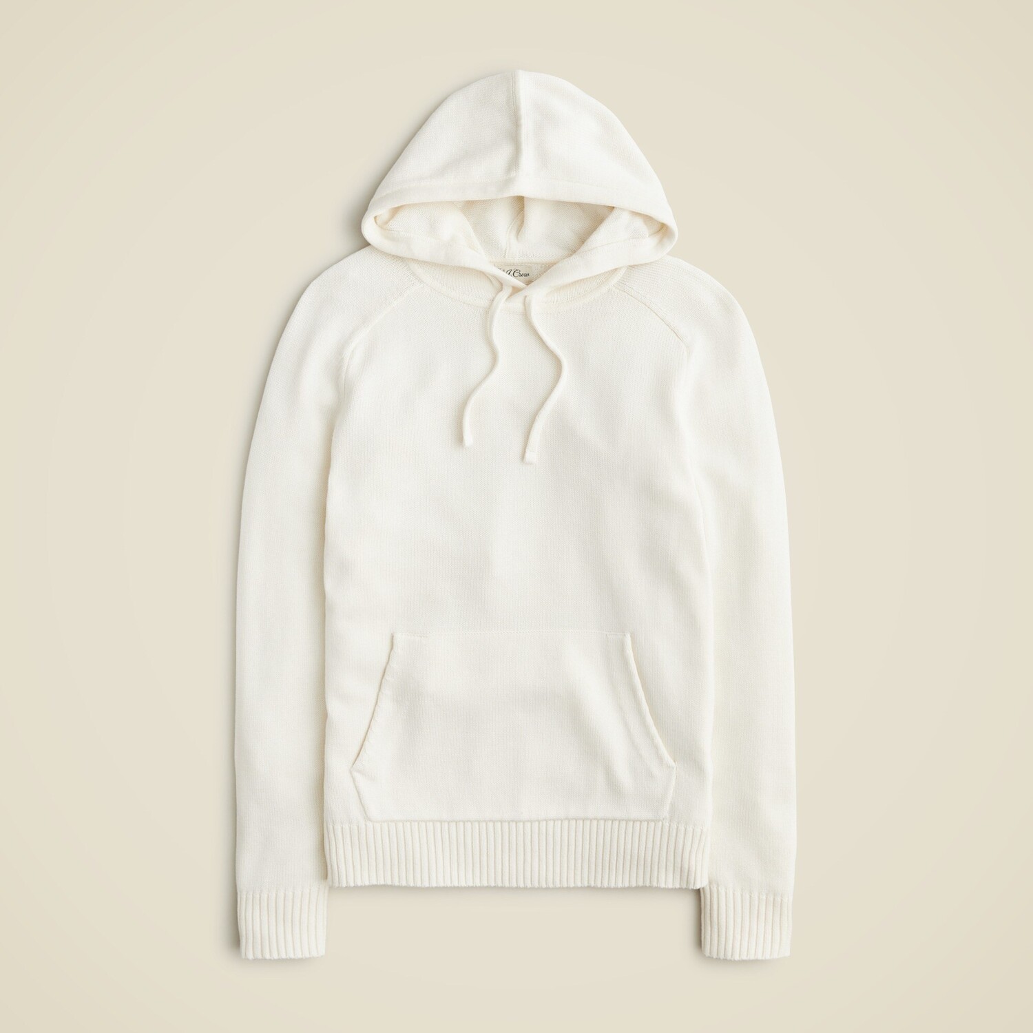 

Свитер с капюшоном из хлопка Heritage J.Crew, белый