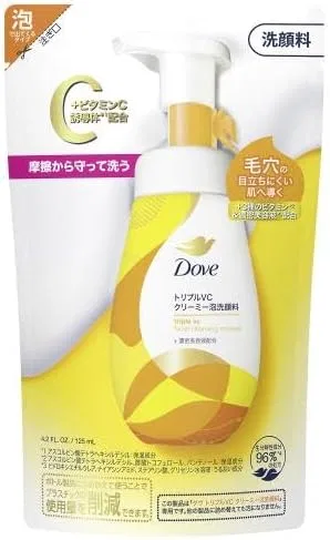Пенка для умывания Dove — Triple VC Creamy Foam Facial Cleanser, 125 мл