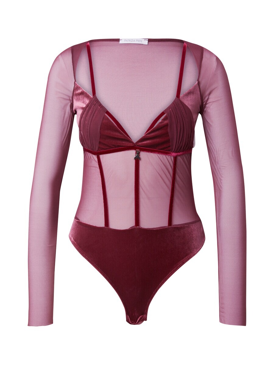 

Блузка PATRIZIA PEPE Blouse Bodysuit, цвет berry