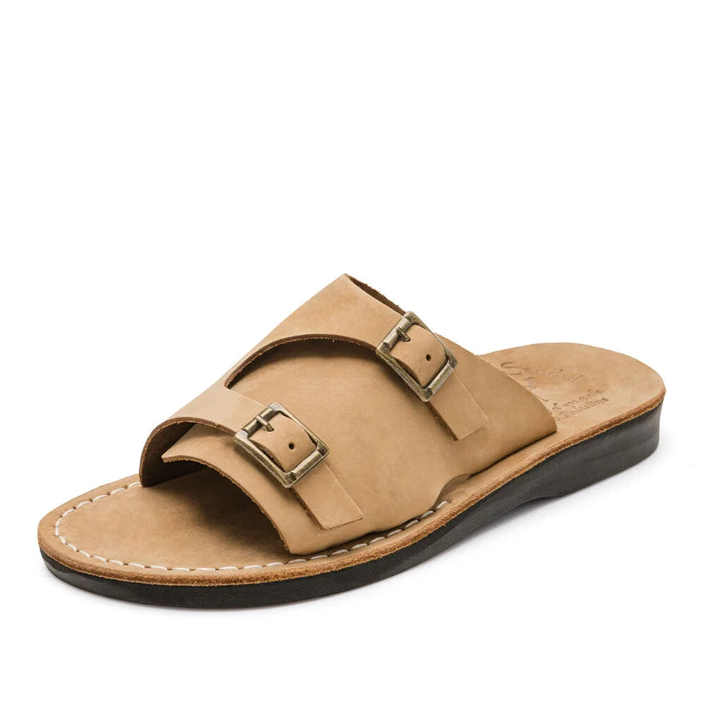 Мужские жёлтые сандалии Seth от Jerusalem Sandals — фото 4