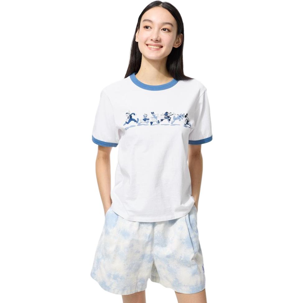 UNIQLO Футболка BUAISOU X Disney женская white — фото 3