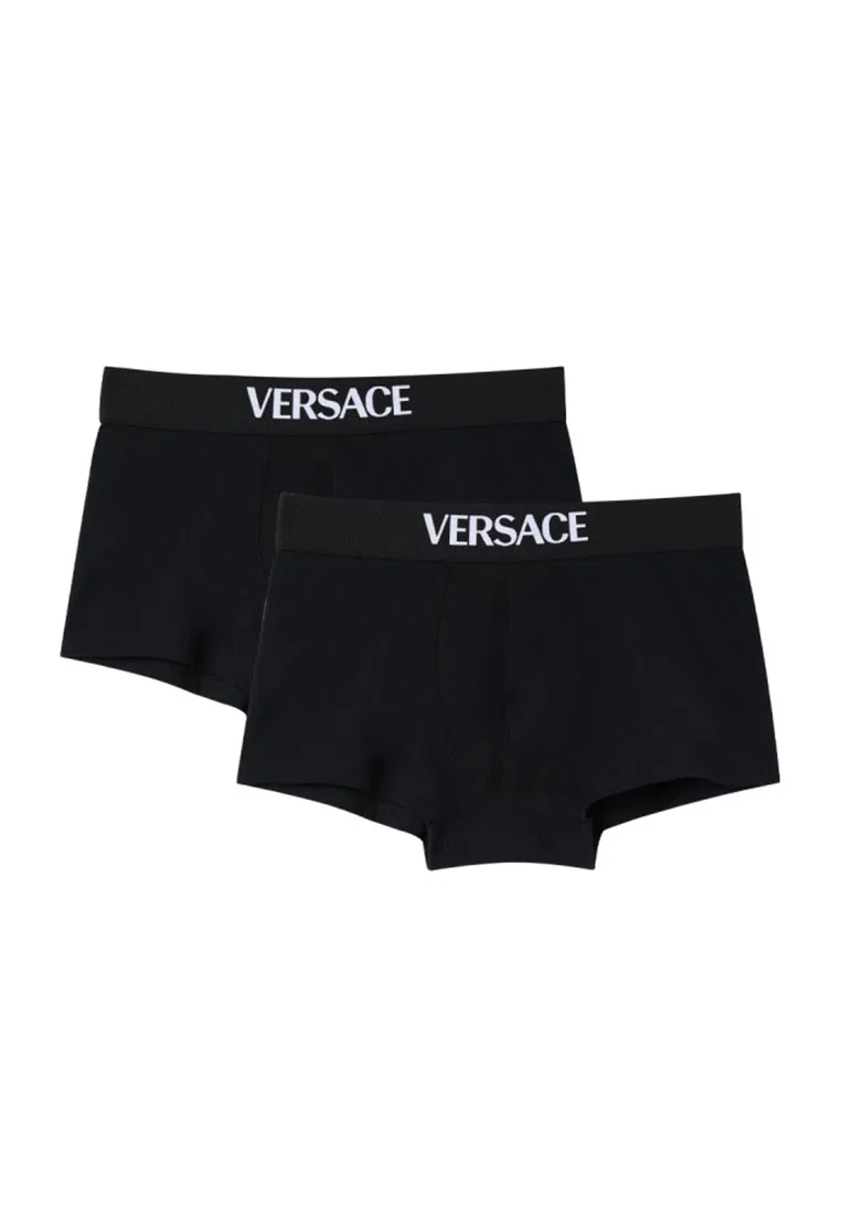 Трусы мужские, черные, модель 10209851A14783 Versace