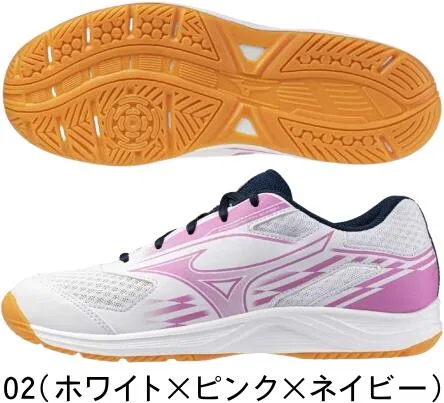 Кроссовки для настольного тенниса «Crossmatch Smash» от Mizuno, 02 (White X Pink X Navy) — фото 4