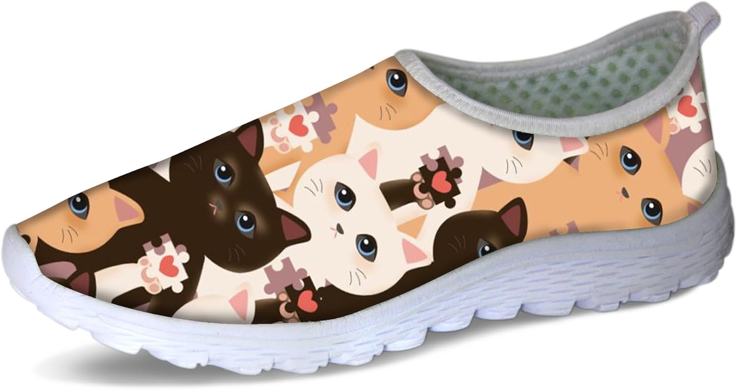 

Слипоны с принтом морской черепахи в стиле тай-дай Forchrinse для женщин и мужчин, дышащие и легкие прогулочные и медицинские туфли из сетки, мультиколор