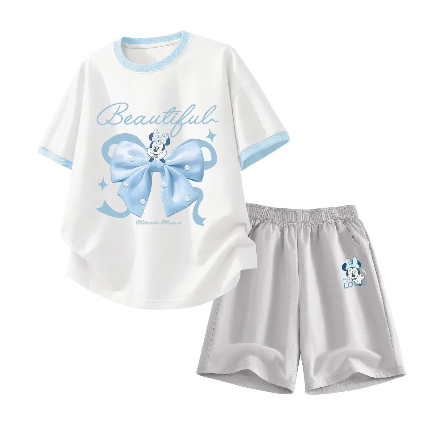 Детский спортивный костюм Disney Kids Casual Sportswear, белый/фиолетовый — фото 3
