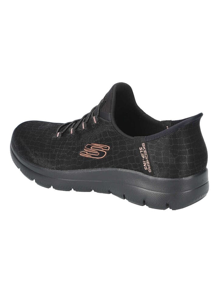 Низкие кроссовки Skechers SUMMITS CLASSY NIGHT, цвет black/gold — фото 3