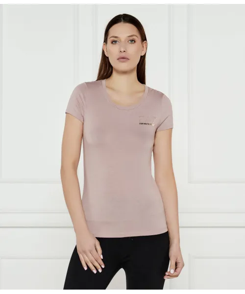 

Футболка Slim fit Ea7, розовый