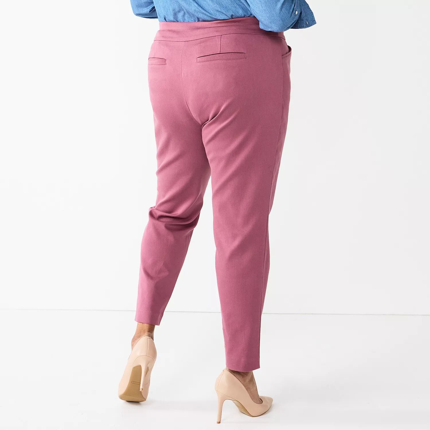 

Женские эластичные брюки прямого кроя больших размеров Croft & Barrow Effortless Croft & Barrow
