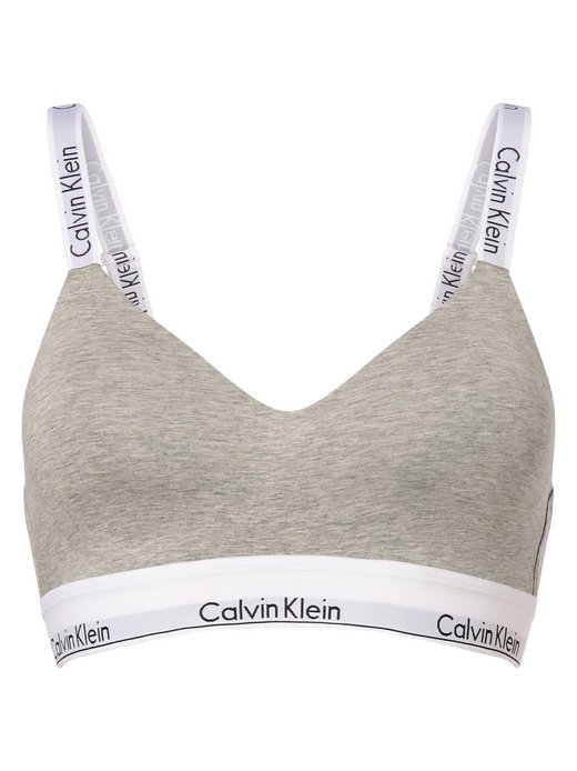 

Бюстгальтер с мягкой подкладкой Calvin Klein, серый