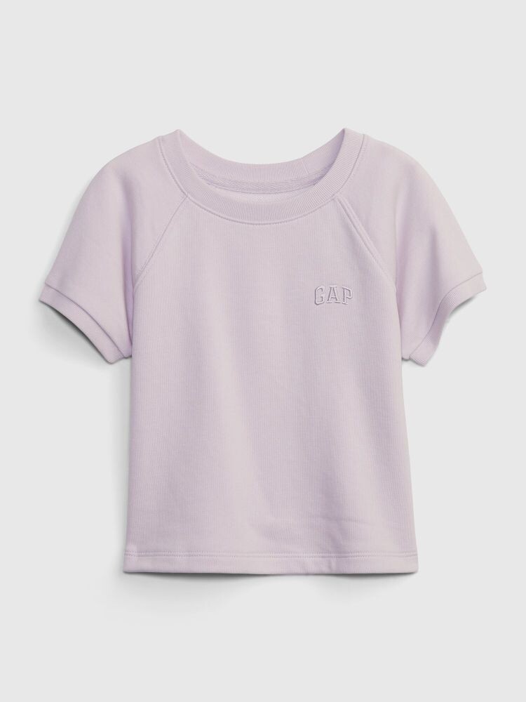 

Укороченная футболка Gap, фиолетовый