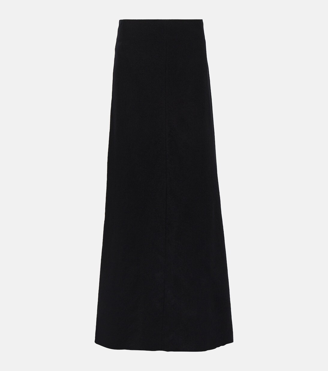 

Юбка макси из натуральной шерсти Ann Demeulemeester, черный