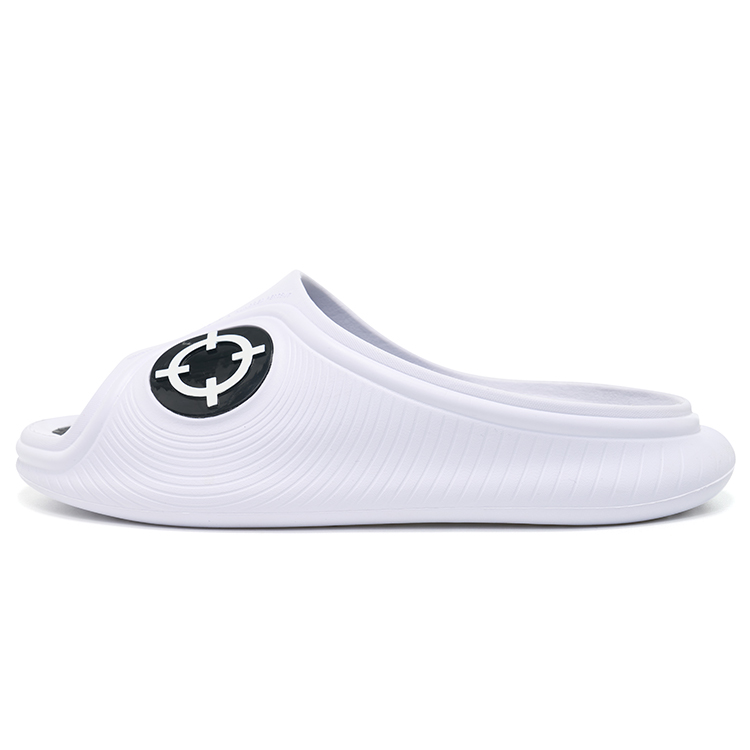RIGORER Слипоны Skyrim 2 Slide мужские белые с 1 парой баскетбольных носков, цвет Comes with 1 Pack of Basketball Socks — фото 3