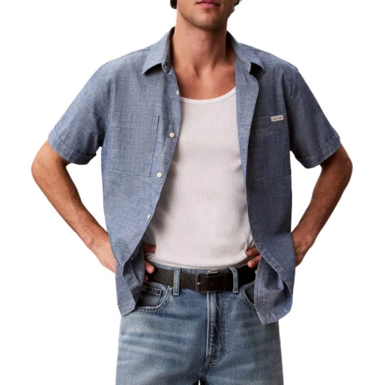 Рубашка Calvin Klein Men's Dark Indigo — фото 3